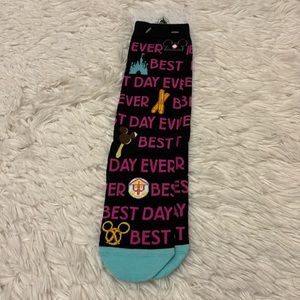 Disney parks Best day ever socks nwt